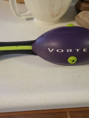 Nerf Vortex Purple and Lime Green Foam Throwing Toy